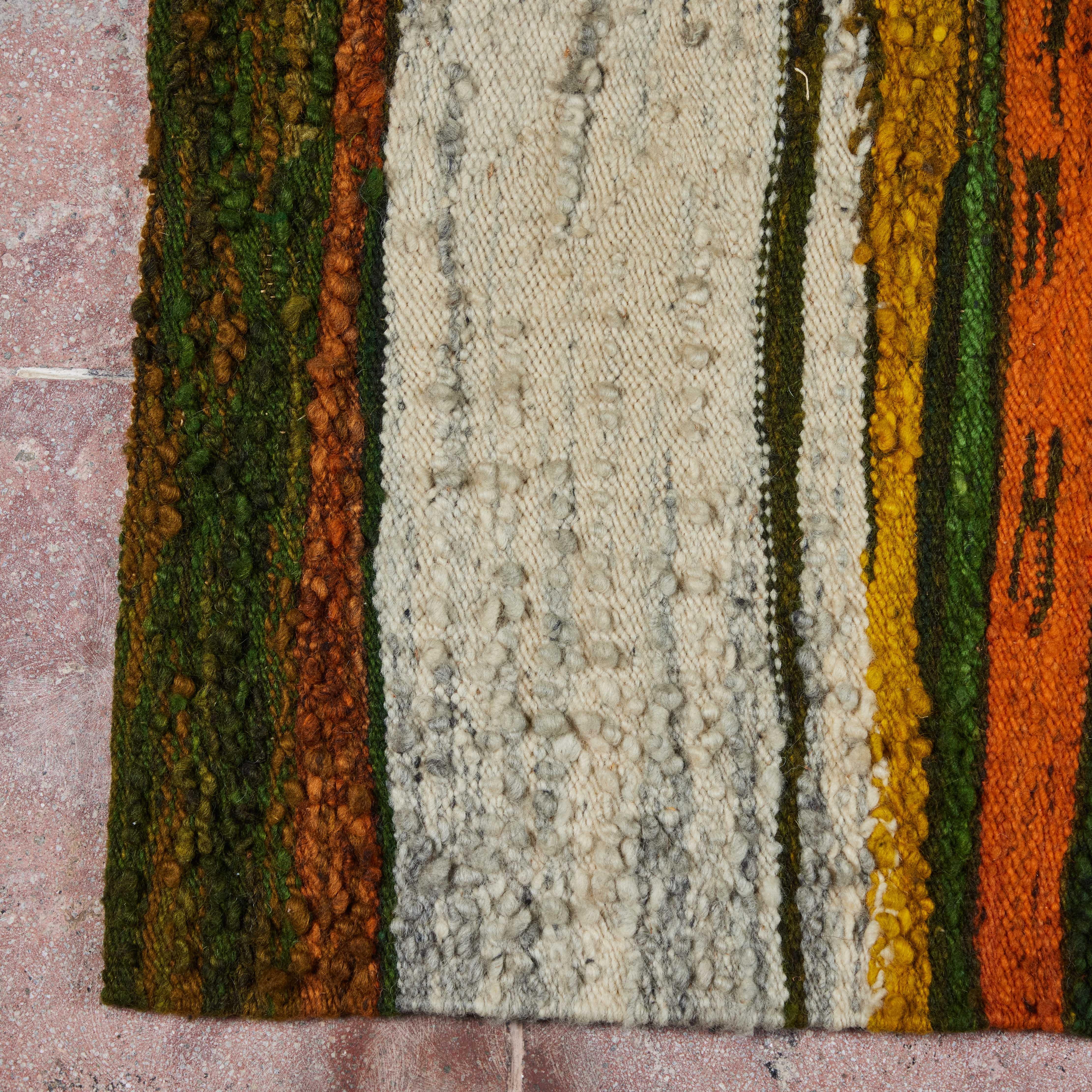 Fin du 20e siècle Tapisserie murale Kilim 