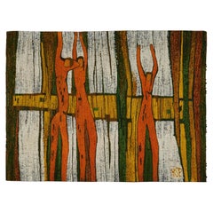 Tapisserie murale Kilim "The Bathers" (Les baigneuses)