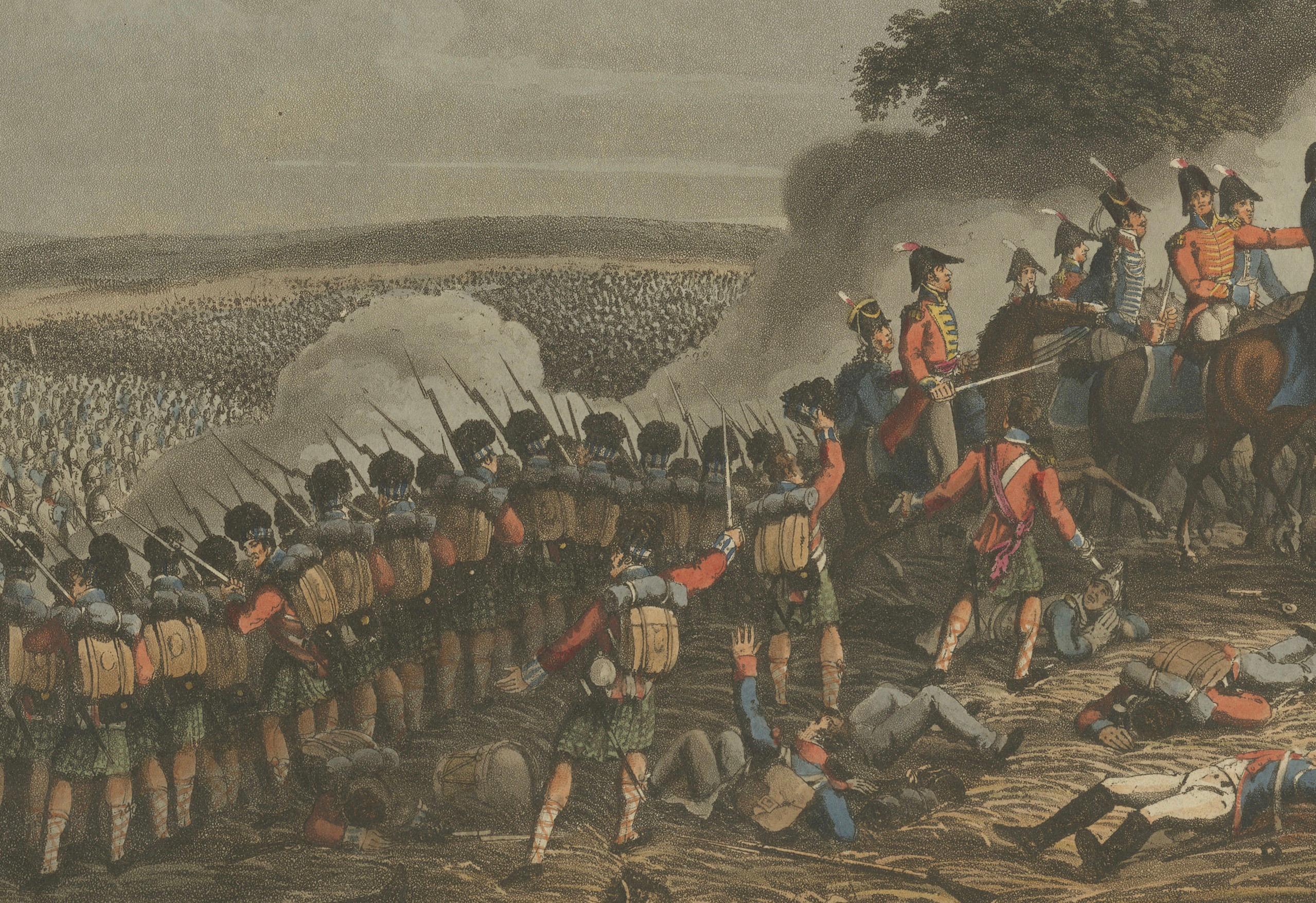The Battle of Waterloo: The British Repel Napoleon's Final Attack, June 18, 1815 im Zustand „Gut“ im Angebot in Langweer, NL
