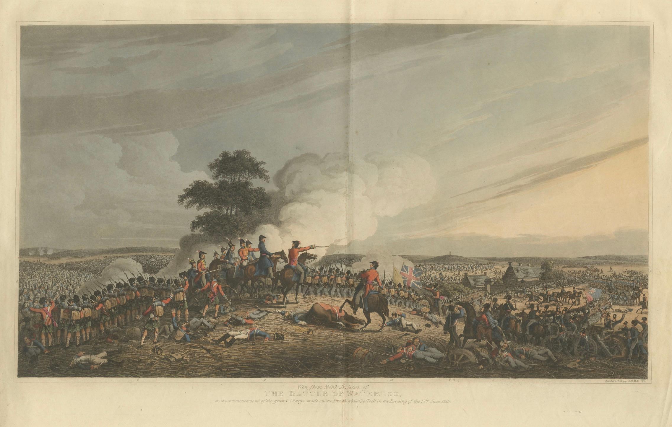 The Battle of Waterloo: The British Repel Napoleon's Final Attack, June 18, 1815 im Angebot 1