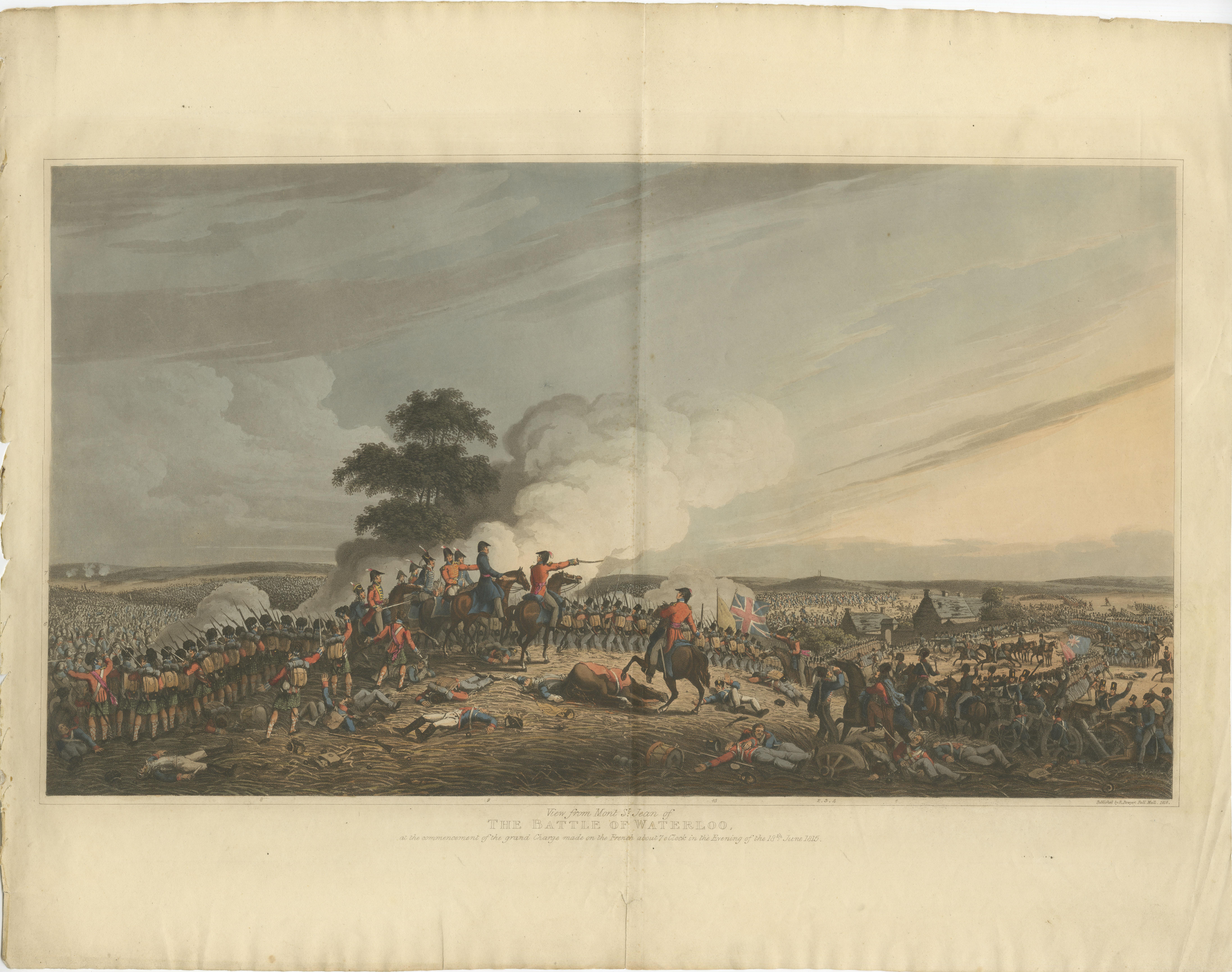 The Battle of Waterloo: The British Repel Napoleon's Final Attack, June 18, 1815 im Angebot 2