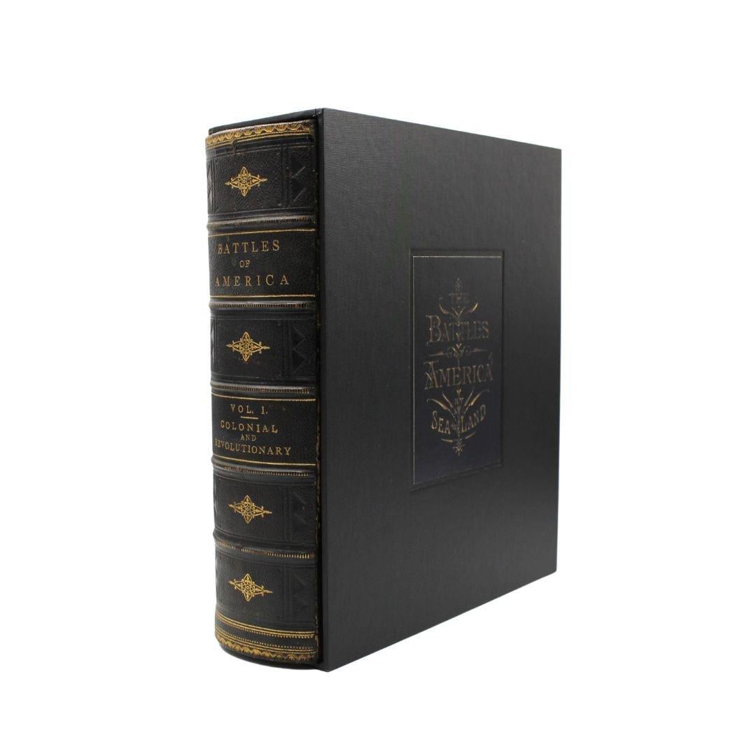 The Battles of America by Sea and Land by Robert Tomes and John Laird Wilson In Good Condition For Sale In Colorado Springs, CO
