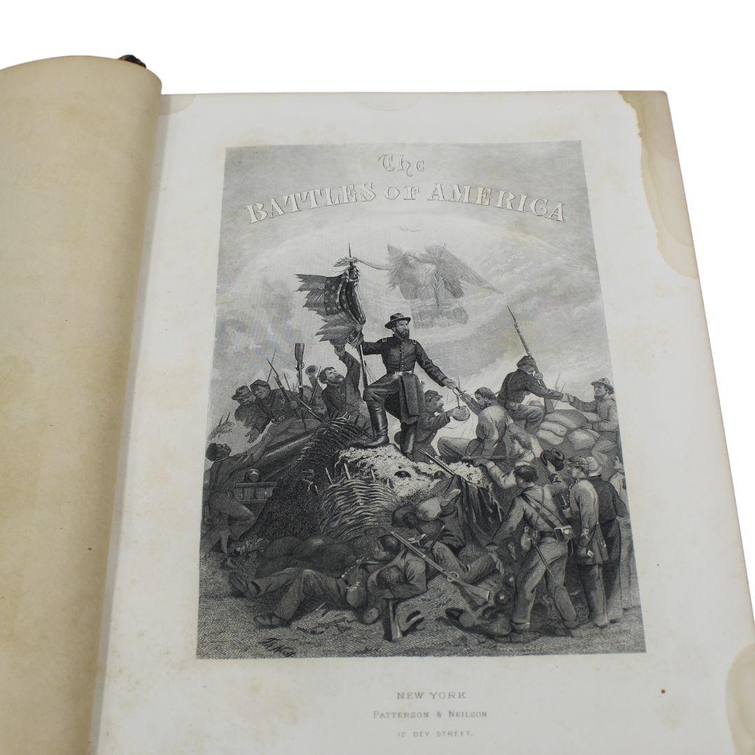 The Battles of America by Sea and Land by Robert Tomes and John Laird Wilson For Sale 1