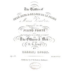 Les batailles de Palo Alto et de Resaca De La Palma, une délimitation musicale de Grobe