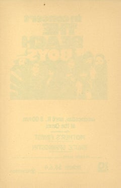 The Beach Boys and Bruce Springsteen Original Concert Handbill, Atlanta, 1973