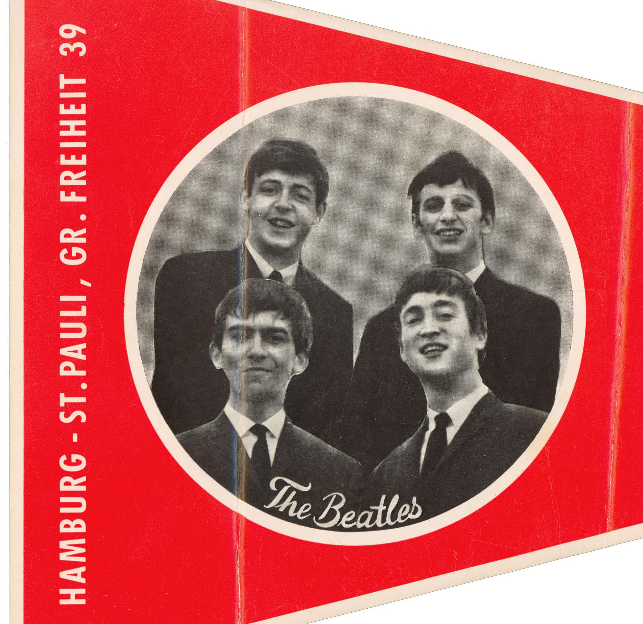 The Beatles 1960er Star-Club Hamburg Banner im Zustand „Gut“ im Angebot in New York, NY