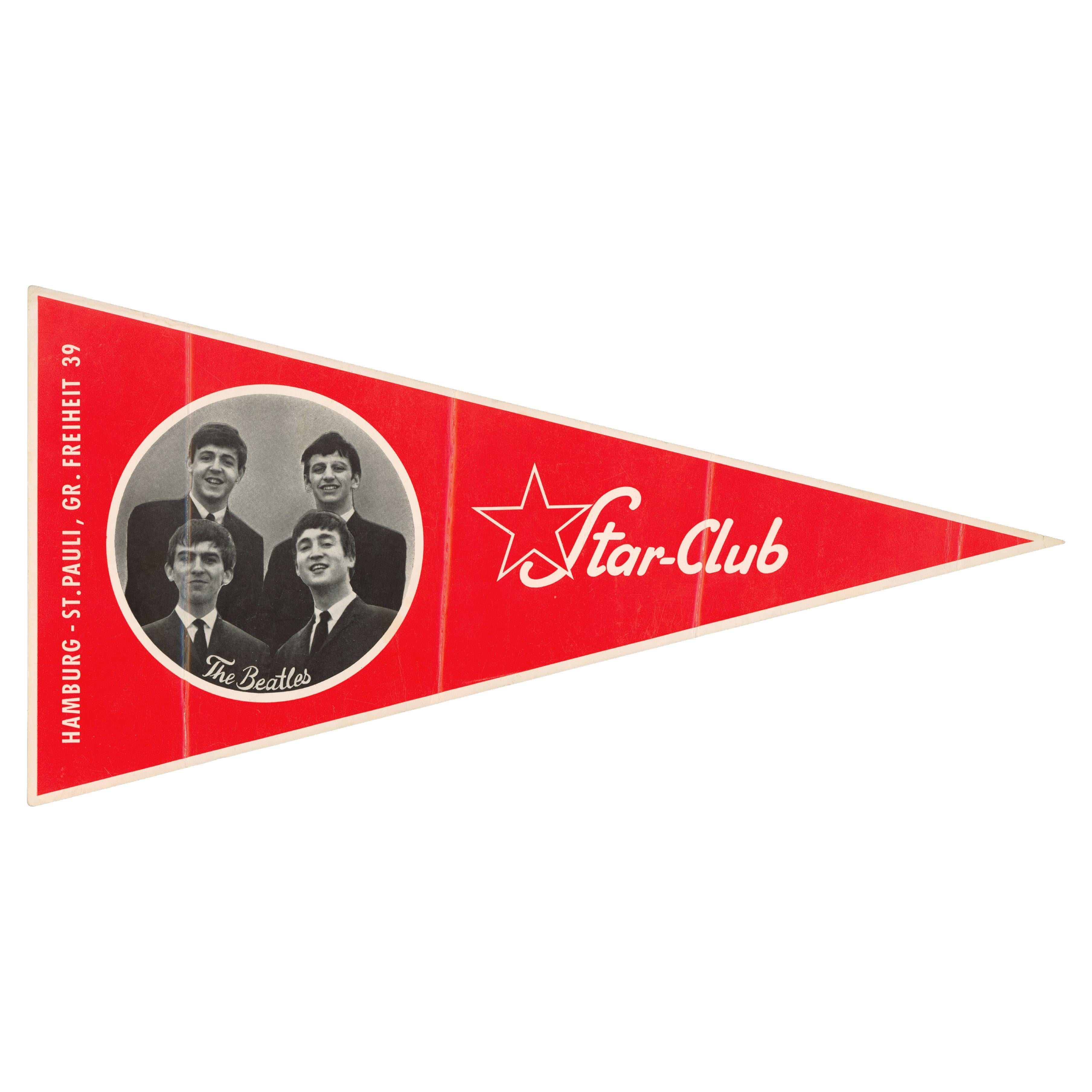 The Beatles 1960s Star-Club Hamburg Banner For Sale