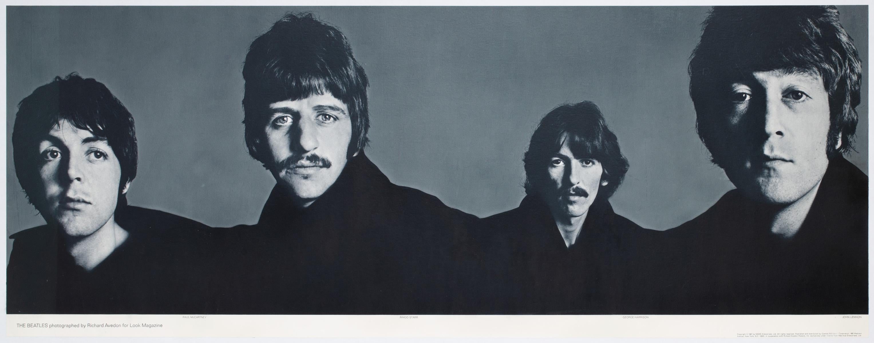 The Beatles 1967 Special Look Magazin Offset-Lithographie-Poster, Avedon (amerikanisch) im Angebot
