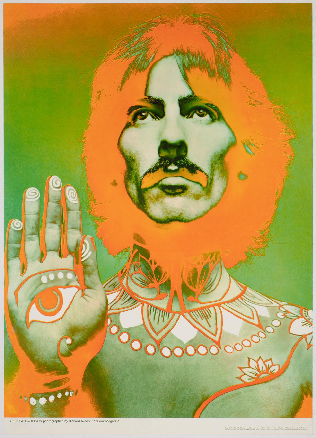 The Beatles 1967 Special Look Magazin Offset-Lithographie-Poster, Avedon im Zustand „Hervorragend“ im Angebot in Bath, Somerset