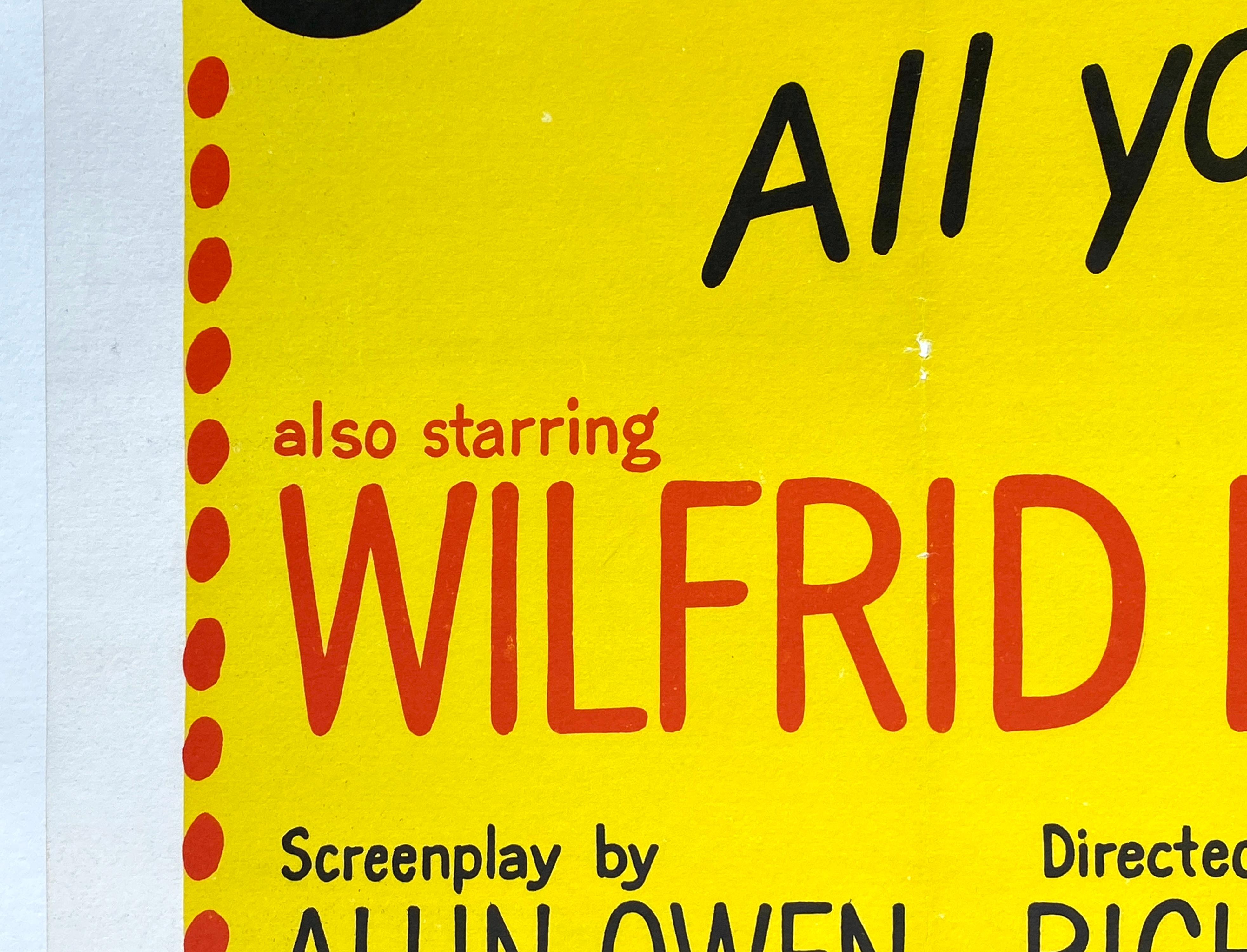 Poster cinematografico originale d'epoca dei The Beatles 