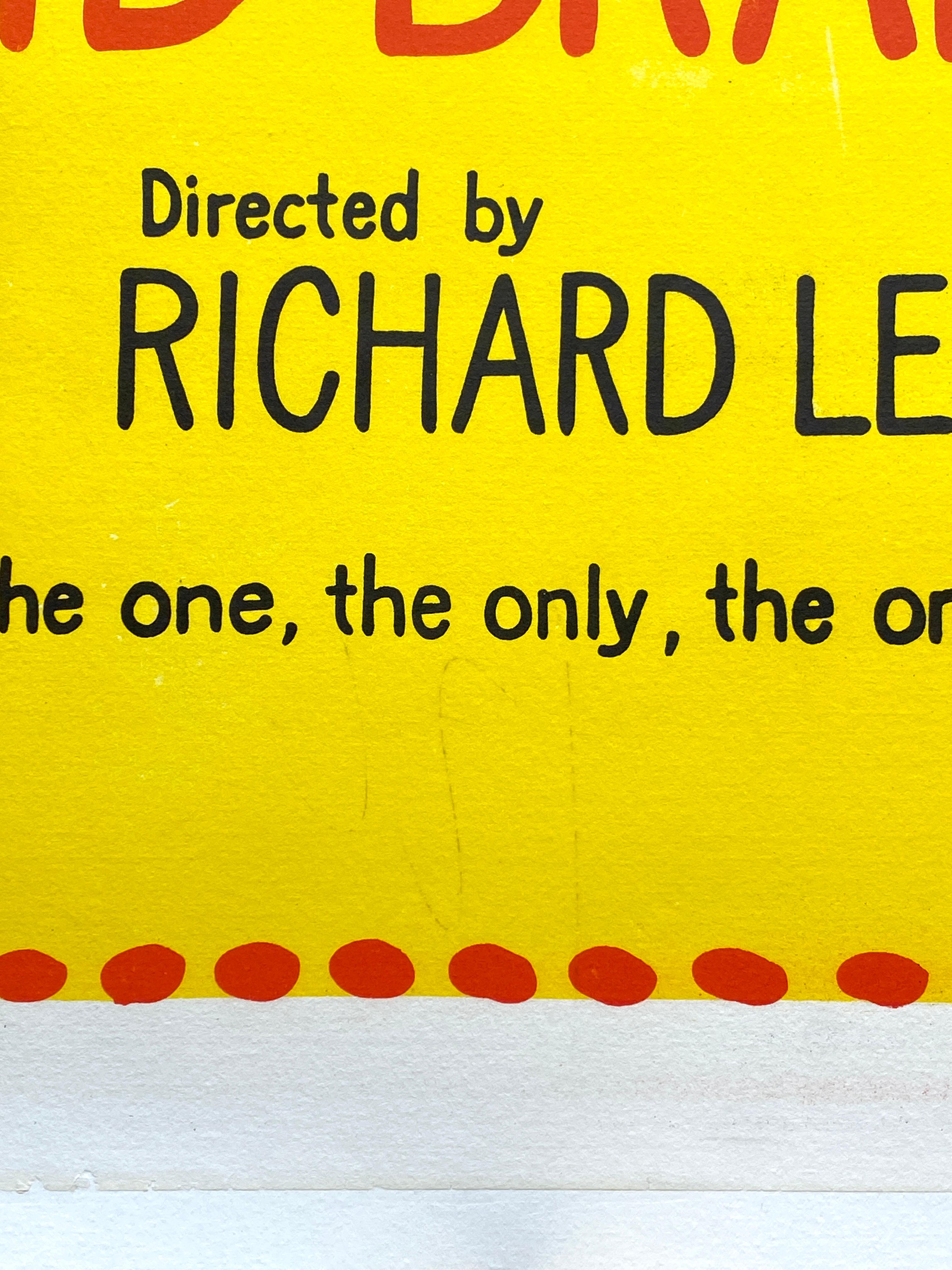 Poster cinematografico originale d'epoca dei The Beatles 