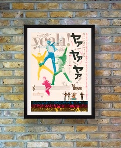 The Beatles 'A Hard Day's Night' Original Vintage Movie Poster, Japanese, 1964