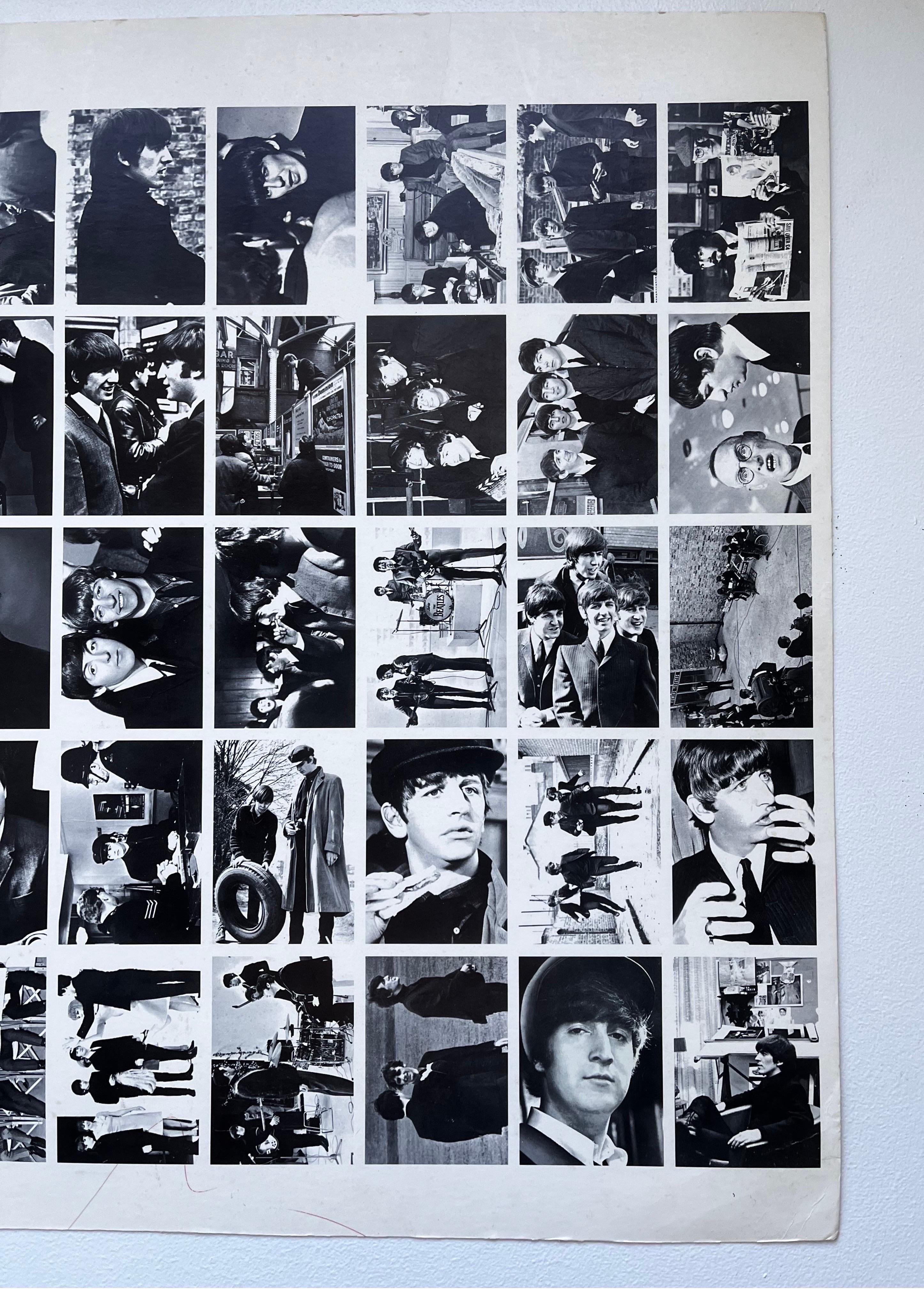 The Beatles 
A Hard Day's Night Scenes from the Homonymous Film - 1964 
Poster

Heavy Card Stock
Some creases and marks to the front 
In general good condition

Will look amazing once framed.

Images by Robert Freeman (1936 –