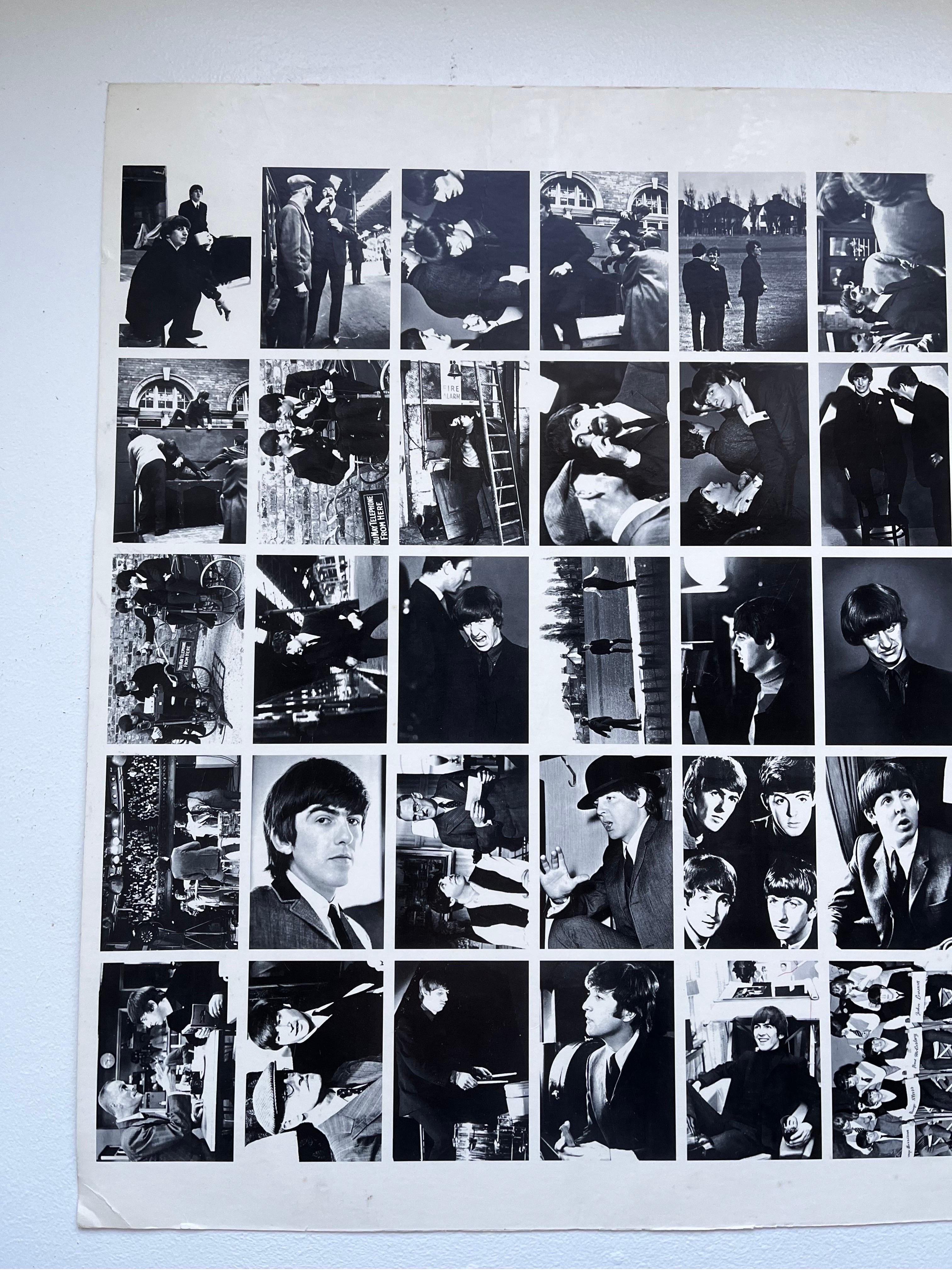 Mid-Century Modern The Beatles, A Hard Day's Night Scenes from the Homonymous Film, 1964, Poster For Sale
