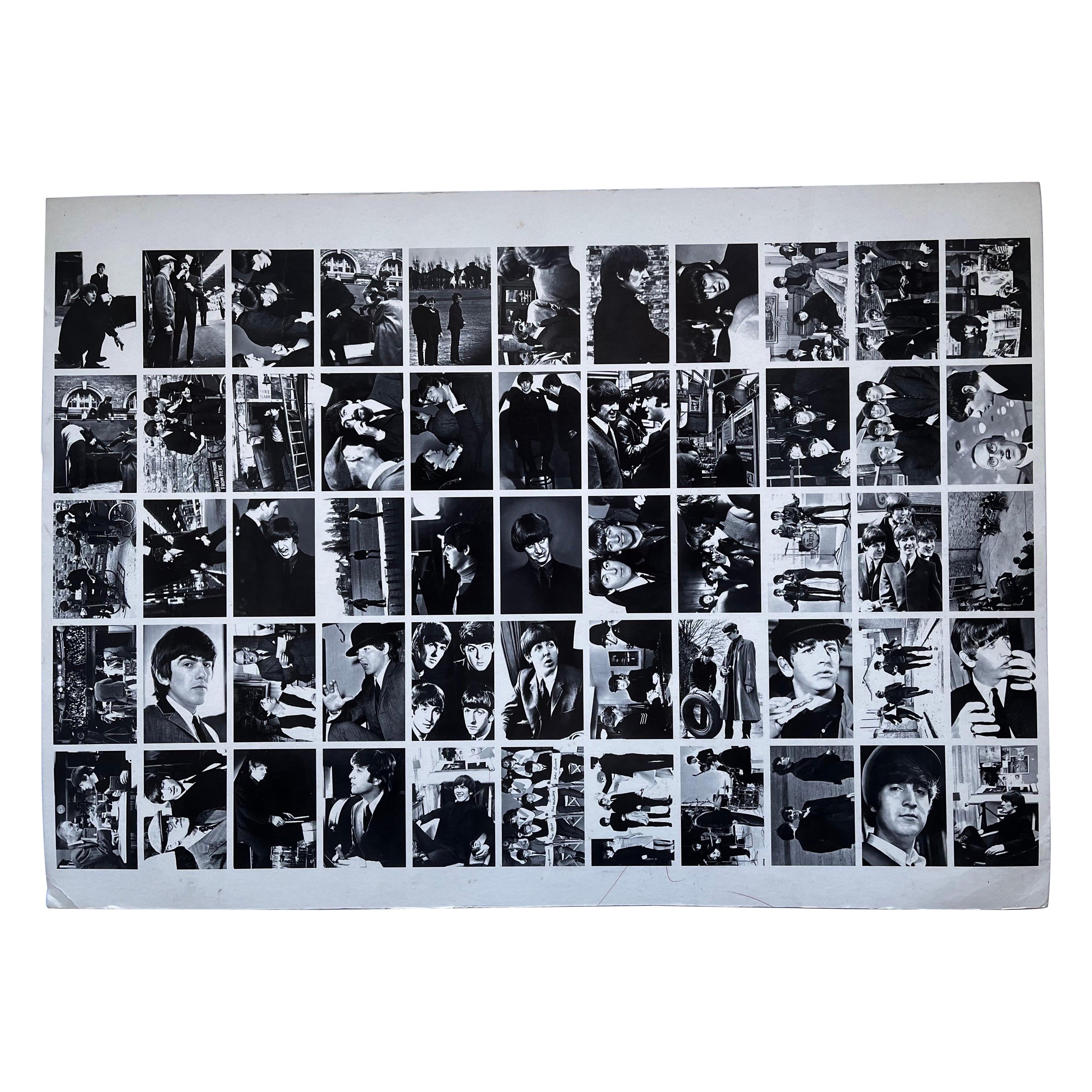The Beatles, A Hard Day's Night Szenen aus dem gleichnamigen Film, 1964, Poster