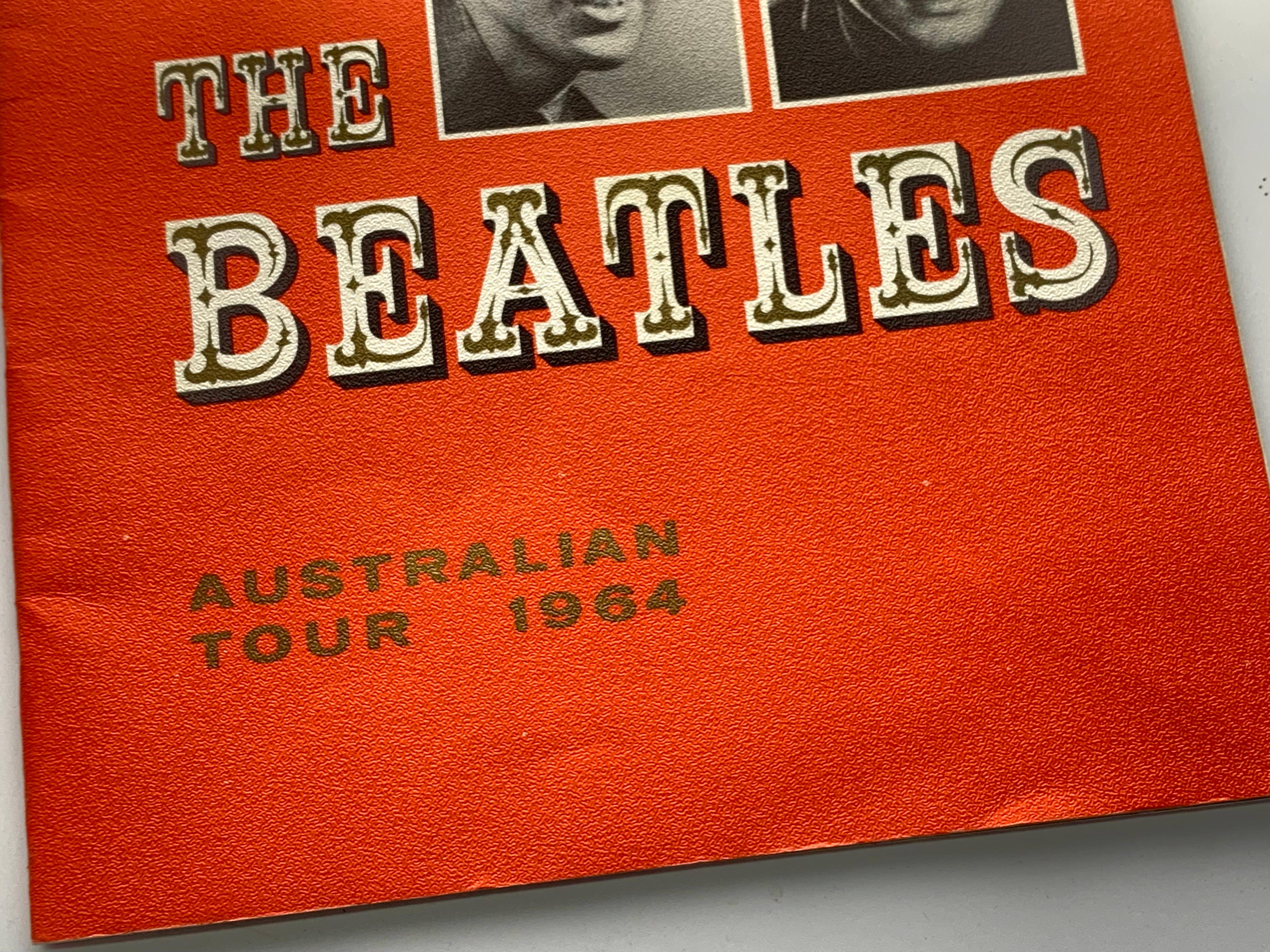 Mid-Century Modern The Beatles Australian Tour 1964 Official Souvenir booklet. For Sale