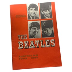 The Beatles Australian Tour 1964 Libretto ufficiale di souvenir.