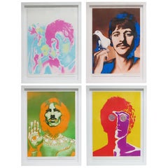 Lithographies des Beatles par Richard Avedon, Offset, pour le magazine Stern