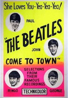 The Beatles Come to Town Unframed Poster, 1963