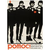 The Beatles Help Original Vintage Czech Movie Poster 1967 At 1stdibs