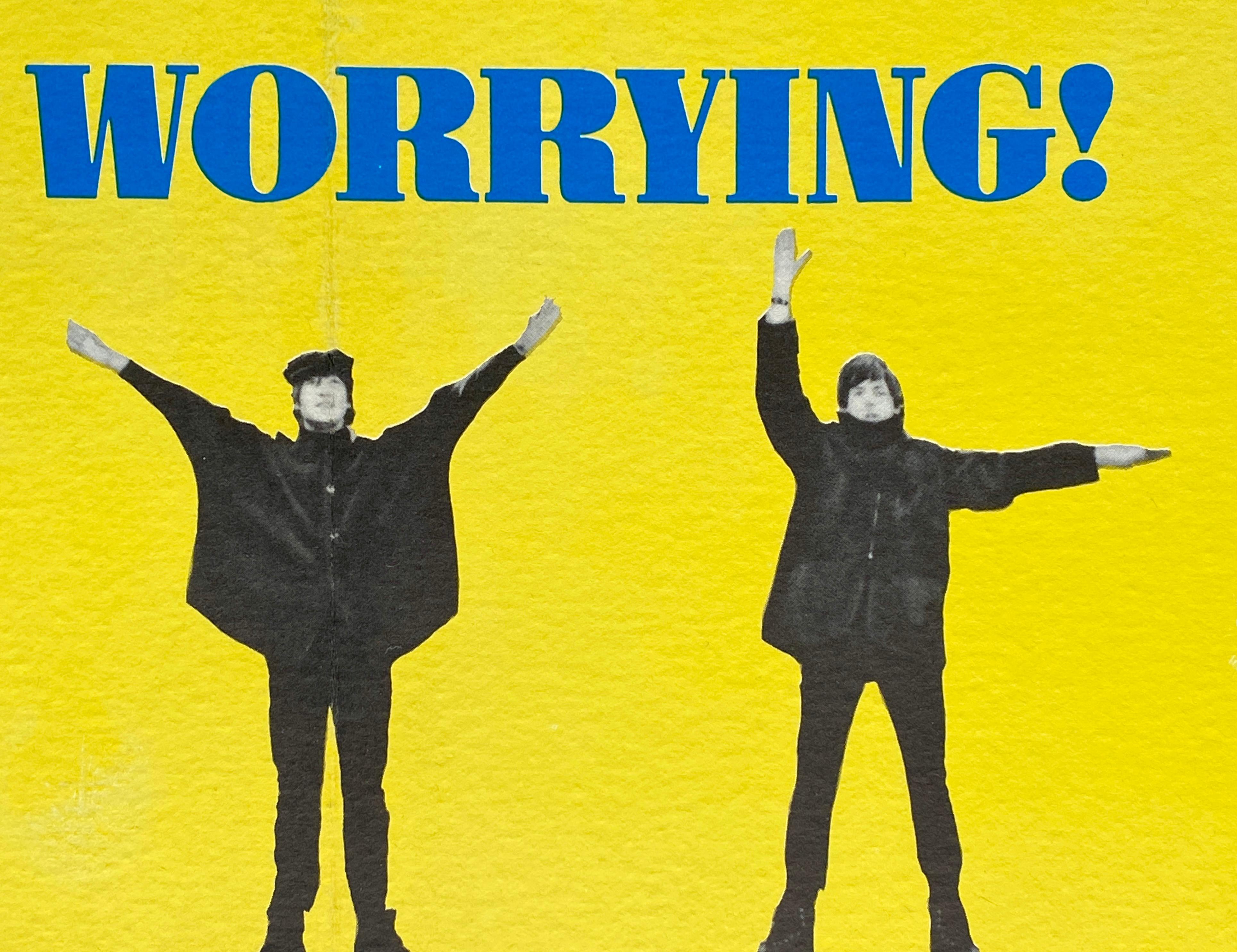 The Beatles 'Help!' Original Vintage Movie Poster, American, 1965 5