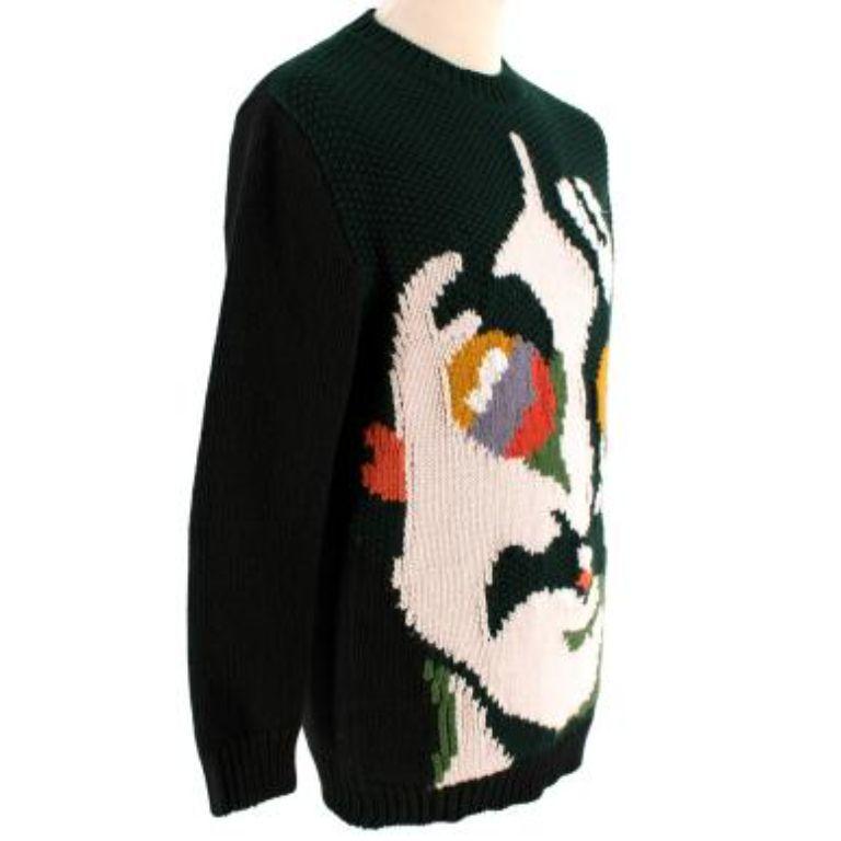 Nero The Beatles, maglione intarsiato John Lennon in edizione limitata in vendita
