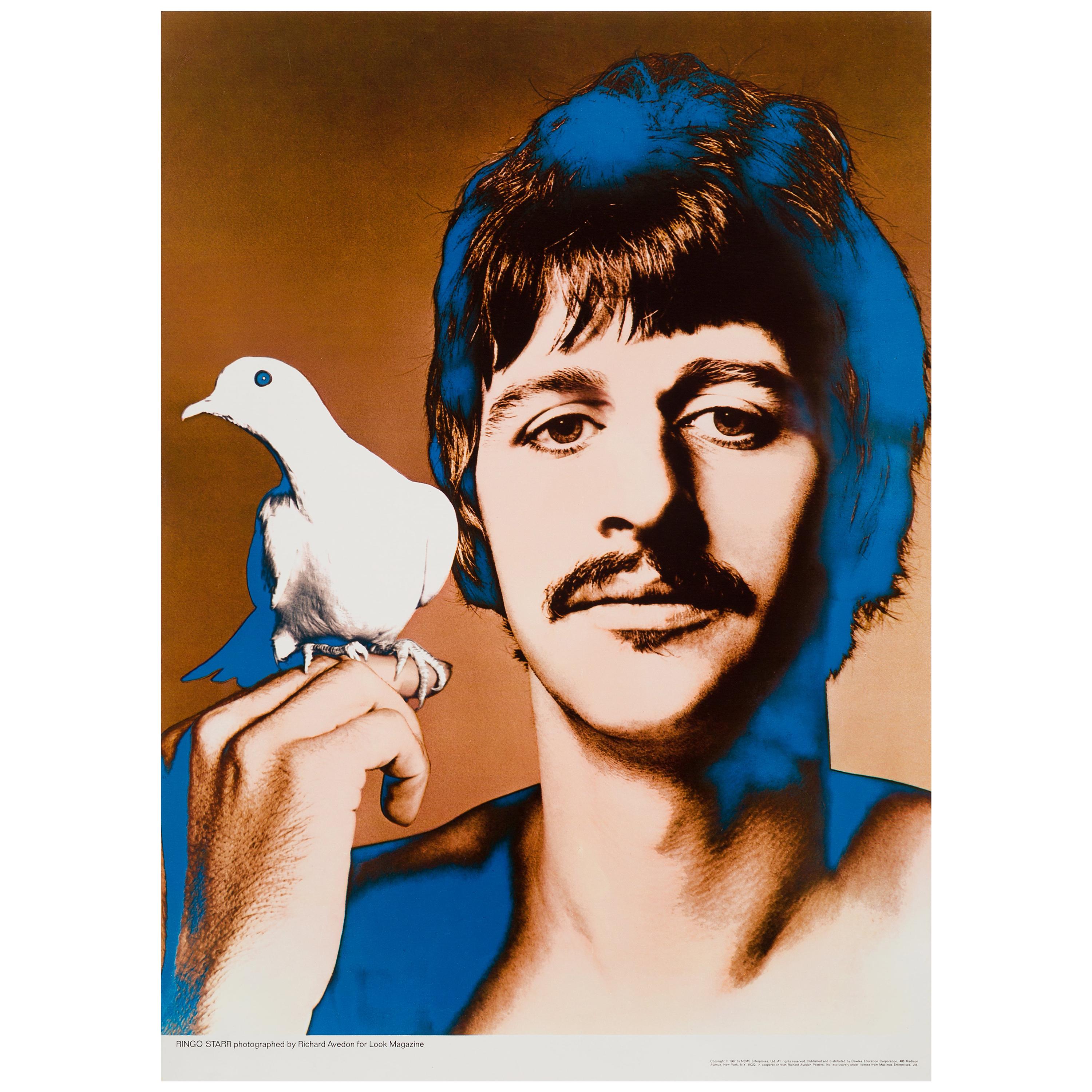 The Beatles Ringo Starr Original Vintage Poster by Richard Avedon, 1967