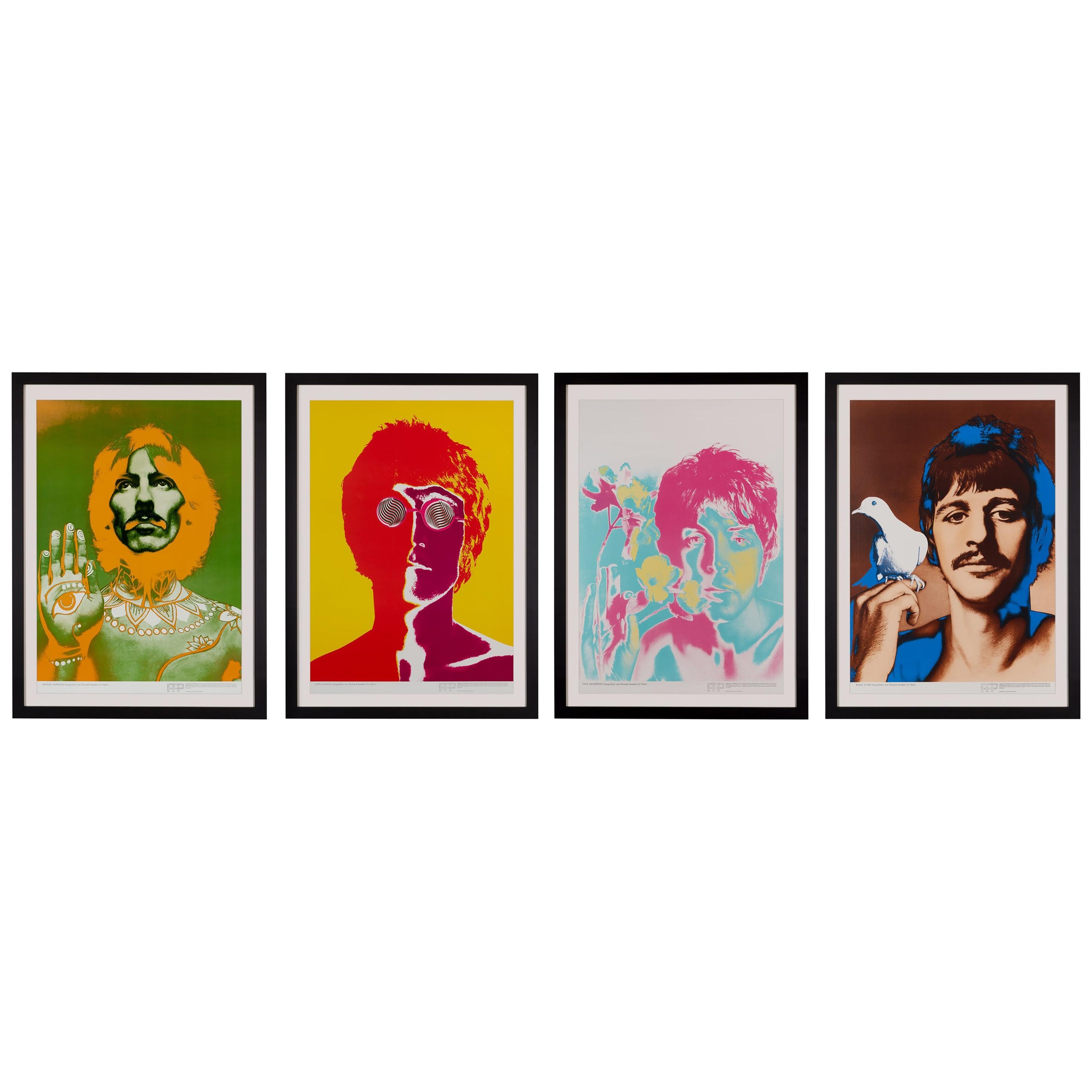 ''The Beatles'' Set of Four Original Posters by Richard Avedon, 1967 at  1stDibs