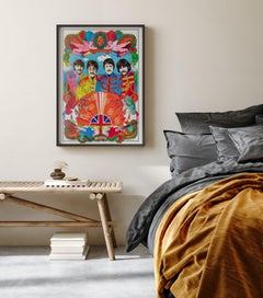 The Beatles Sgt Pepper 1973 Tintin French Magazine Poster