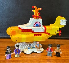 The Beatles "Yellow Submarine" Lego Model with Mini Figures