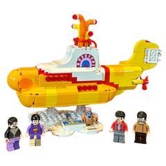 The Beatles "Yellow Submarine" Lego Model with Mini Figures