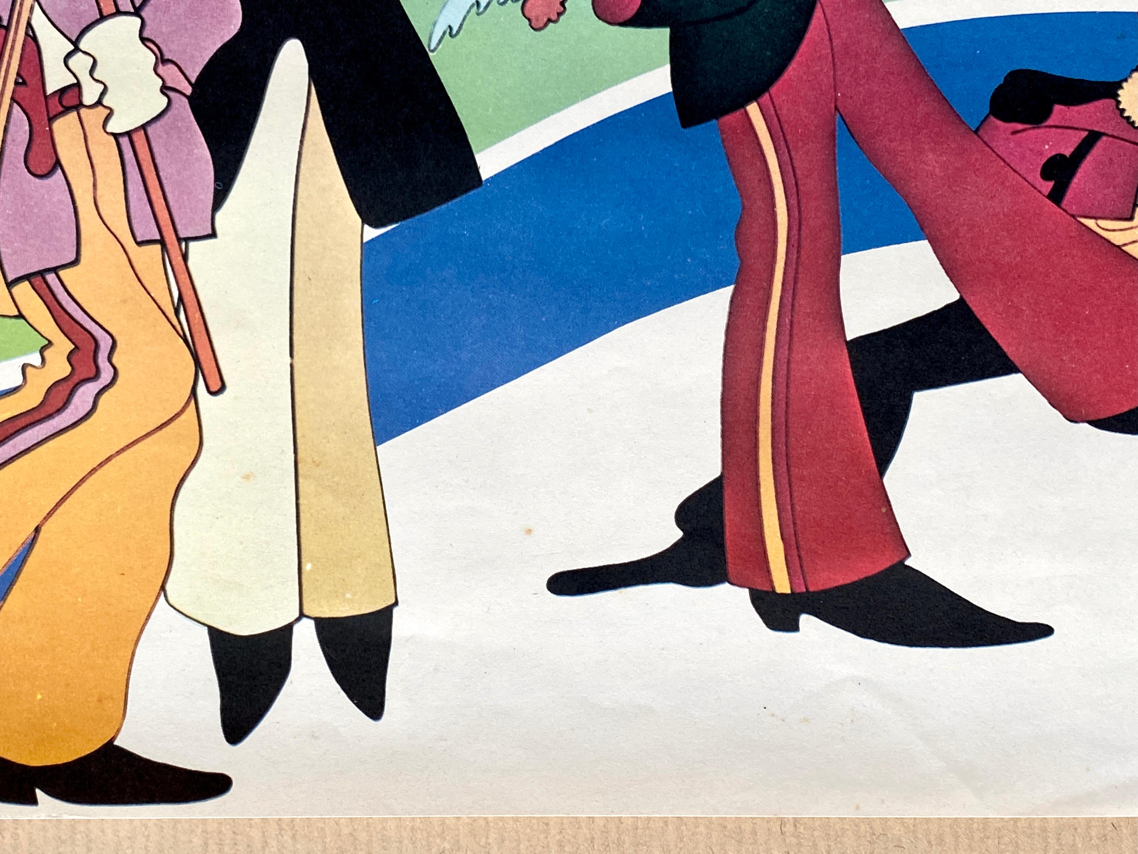The Beatles 'Yellow Submarine' Original Vintage Movie Poster, Japanese, 1969 1