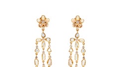 Diamond Chandelier 18 Karat Gold Earrings