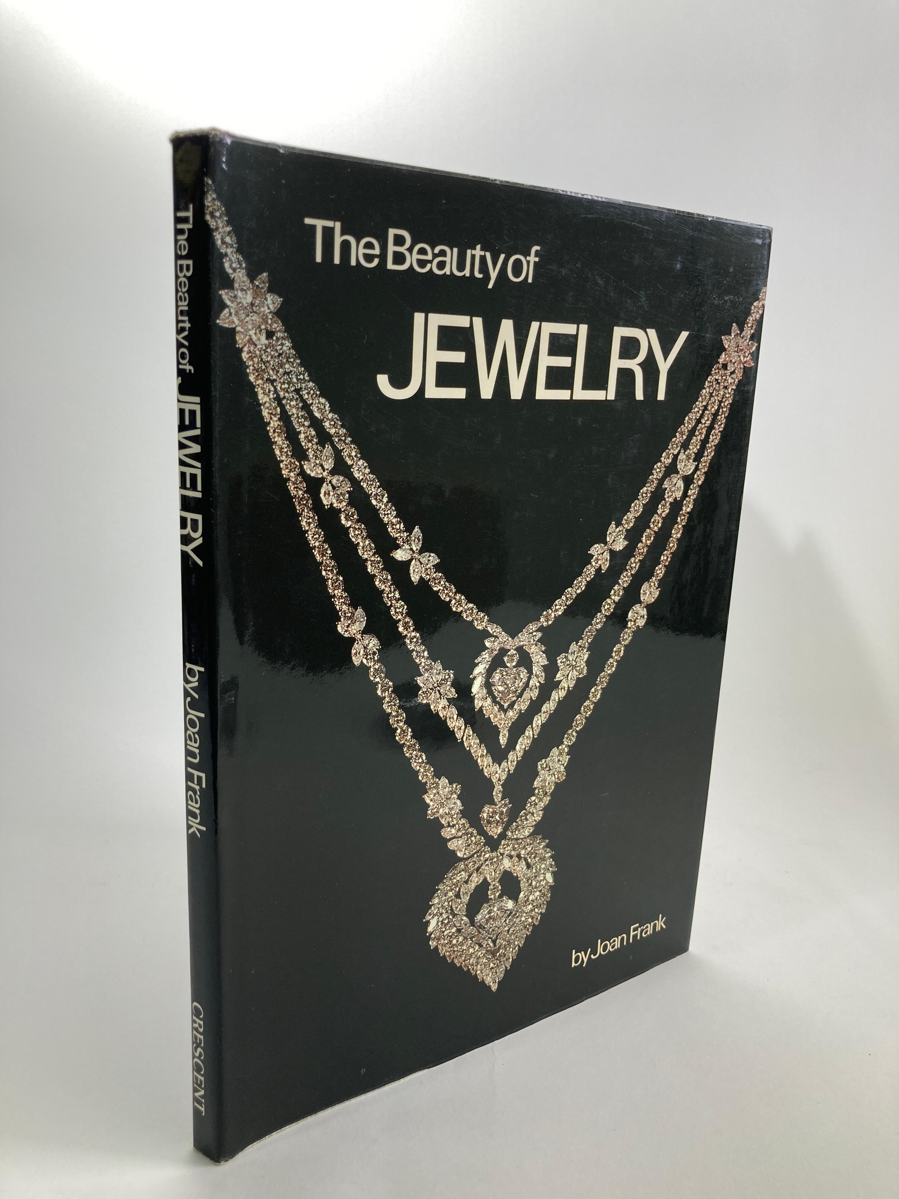 The Beauty of Jewellery by Joan Frank Hardcover Book 1979 In Good Condition For Sale In North Hollywood, CA