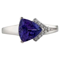 "The Beauty of the Night Sky Tanzanite and Diamond Ring by Jeweltique"