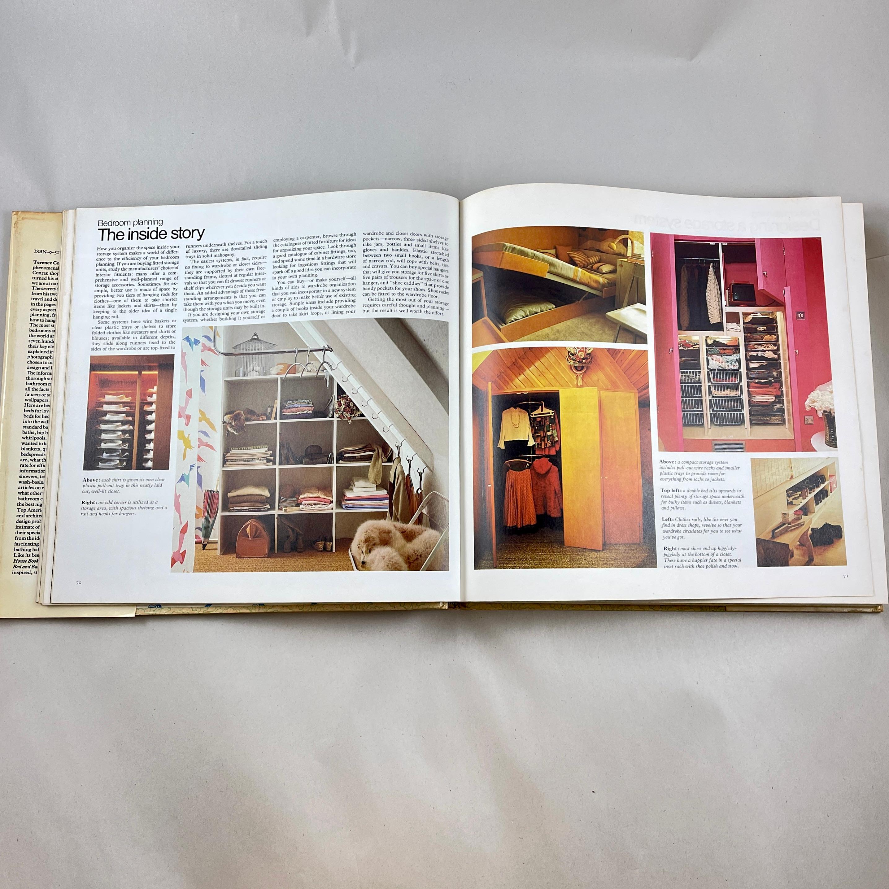 Papier The Bed and Bath Book, Terence Conran. 1ère édition reliée, 1978 en vente