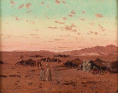 « The Bedouin Camp » d'Eugène Deshayes