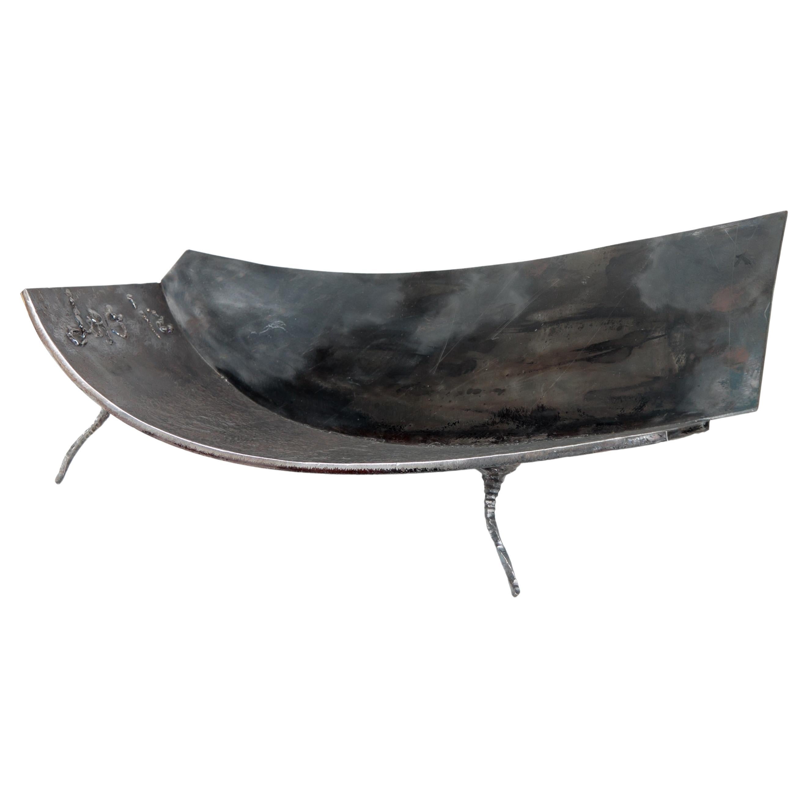 The Bench by Anadora Lupo Stainless Steel Iron For Sale