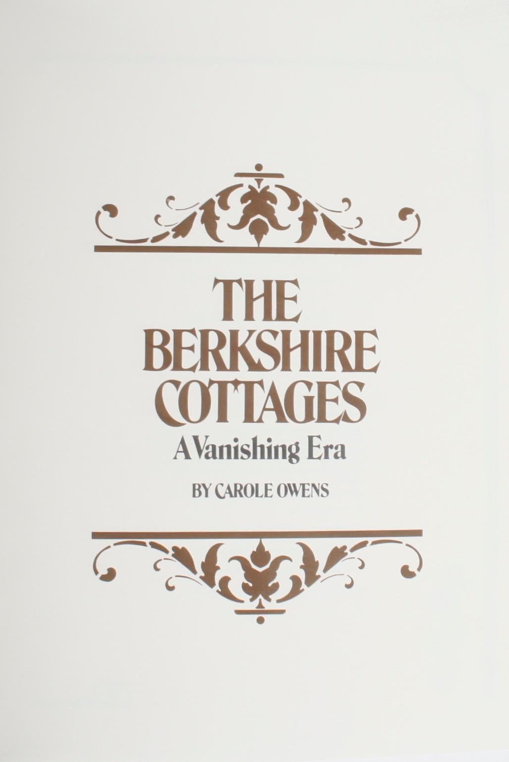 The Berkshire cottages, a vanishing era by Carole Owens. Cottage press, 1984. First Edition softcover. With color and B&W illustrations. Study of the 19th century homes in the Berkshire Hills of Western Massachusetts. Filled with historic photos of