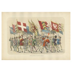 The Bernese Youth and Processional Banners: A Celebration of Swiss Heritage 1855