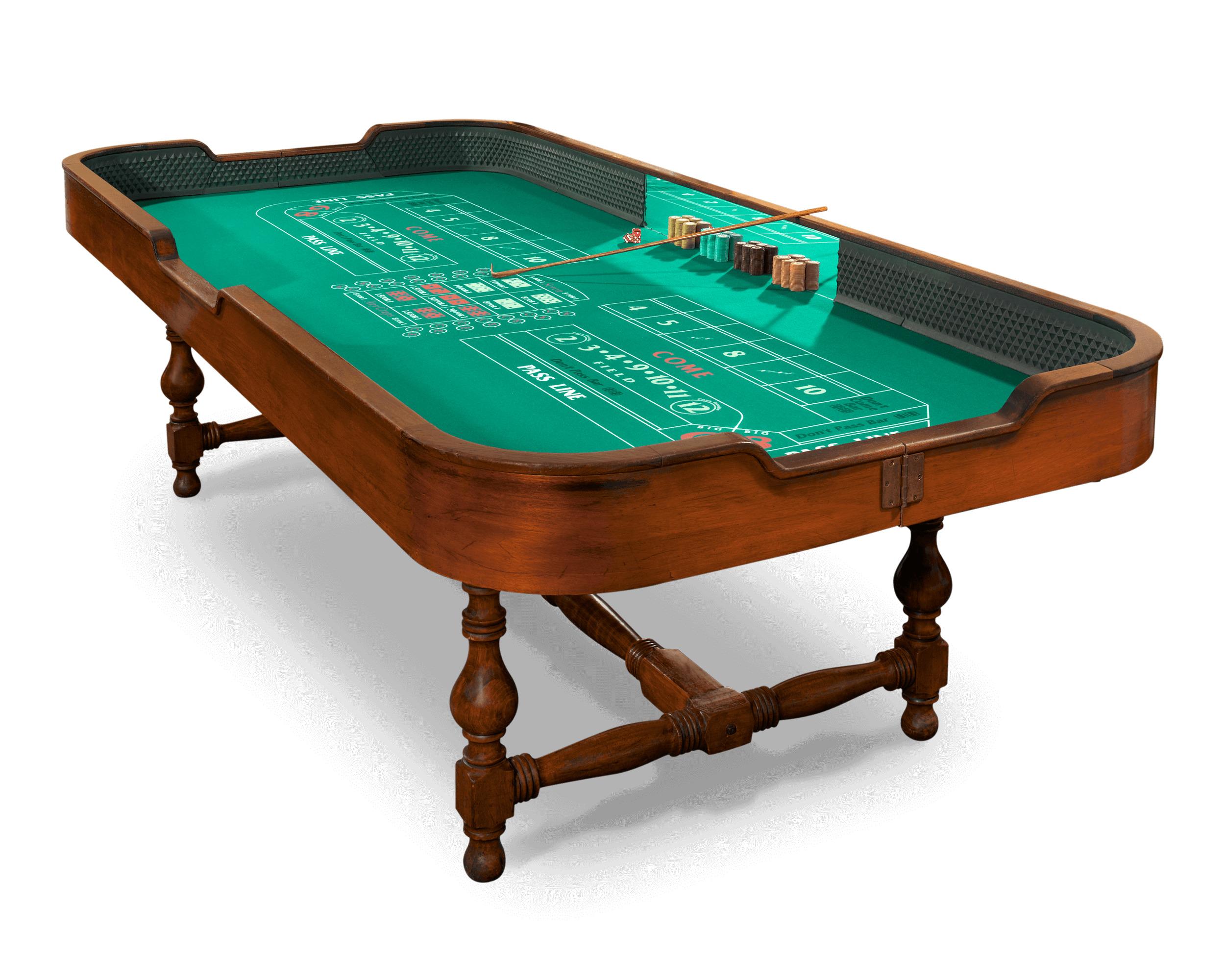 craps table for pool table
