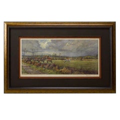 "El Bicester y Warden Hill" de Frank Stewart, impresión vintage firmada, 1935