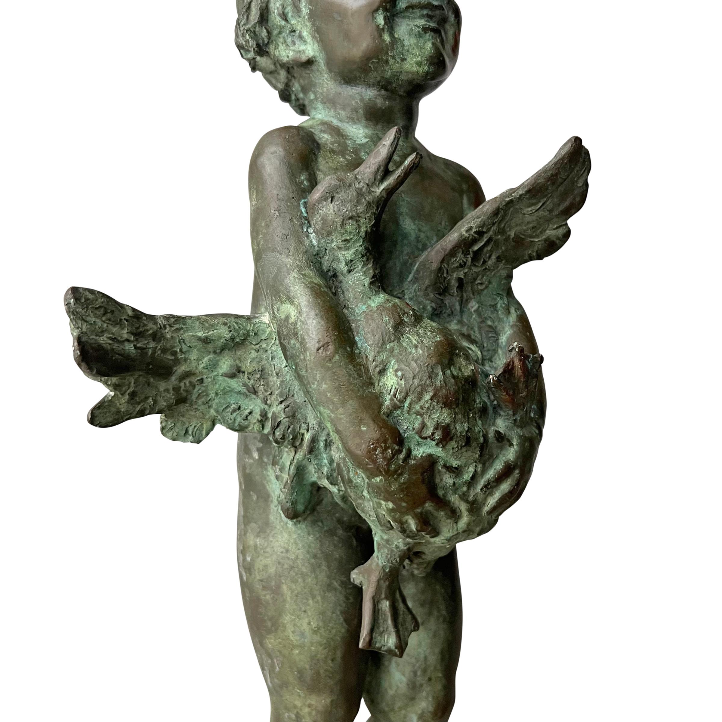 'The Big Duck', a Bronze Sculpture by Edith Barretto Parsons, 1920 For Sale 5