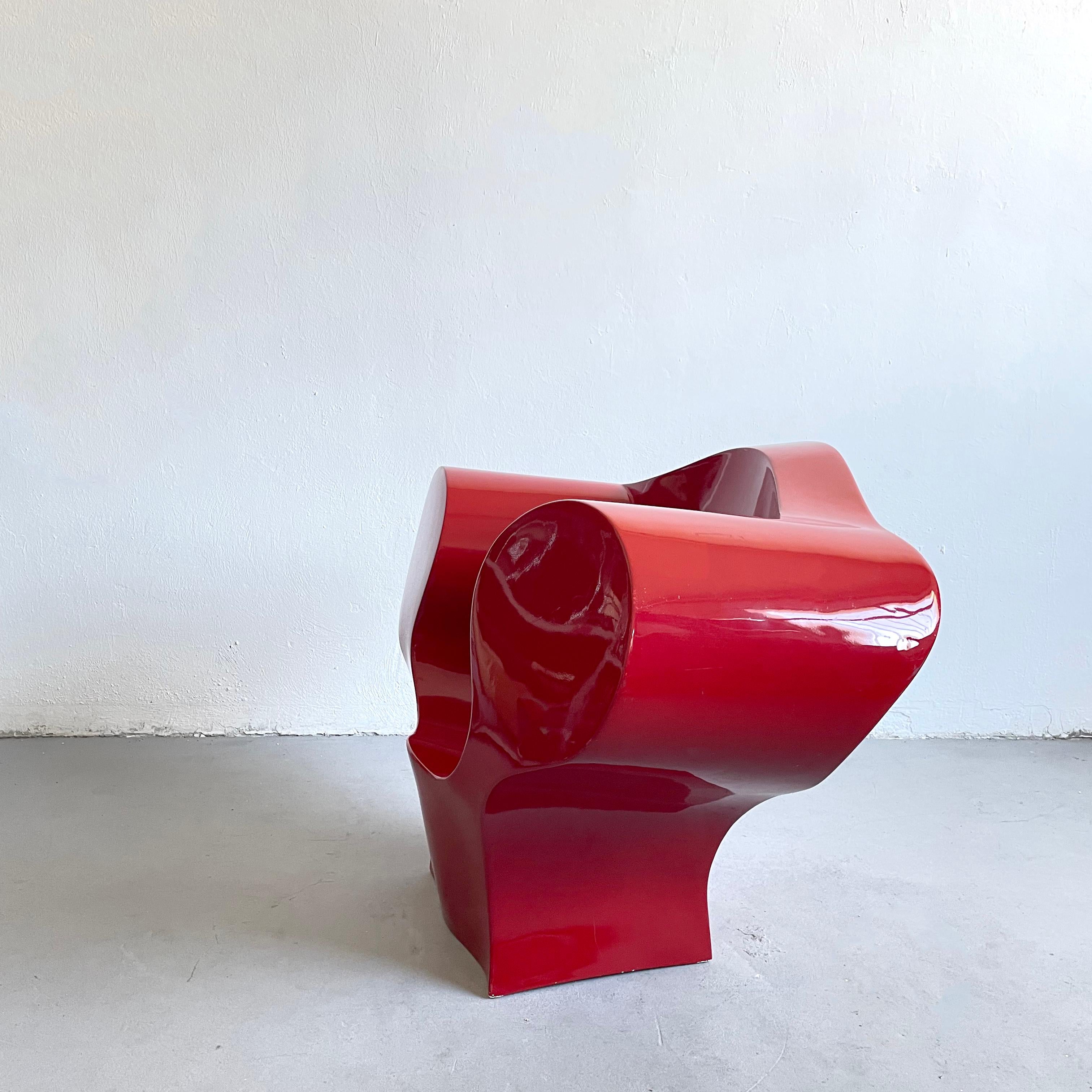 Lacquered Big-E Armchair Designed in 1991 by Ron Arad for Moroso, Italy For Sale