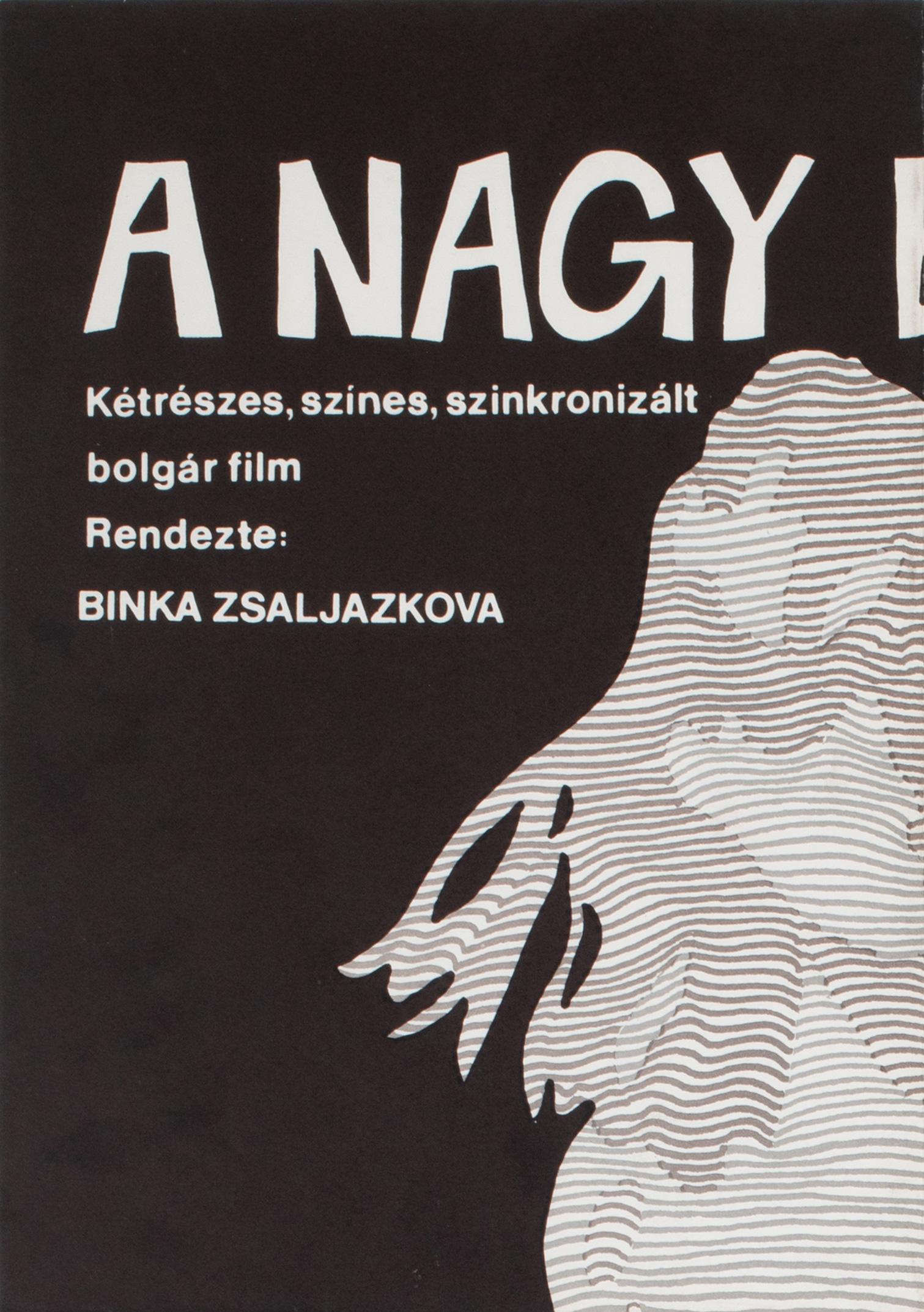 Hongrois Affiche hongroise du film THE BIG NIGHT BATHE, ZOLTAN KALMANCHEY, 1981 en vente