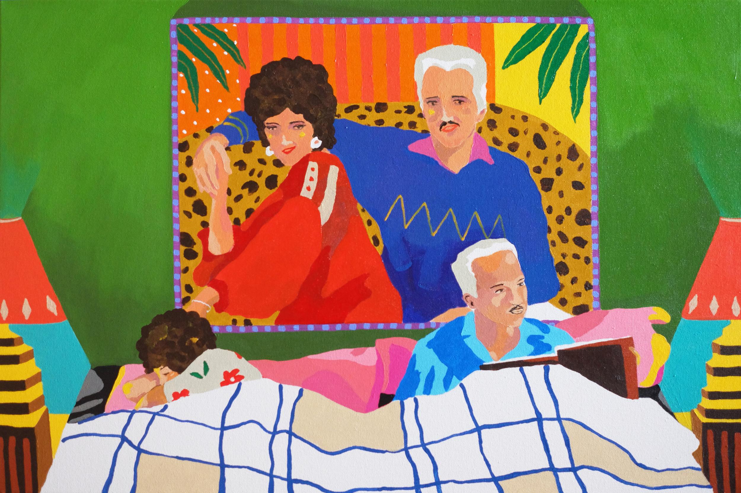 Modern 'The Big Picture' Portrait Painting by Alan Fears Pop Art For Sale