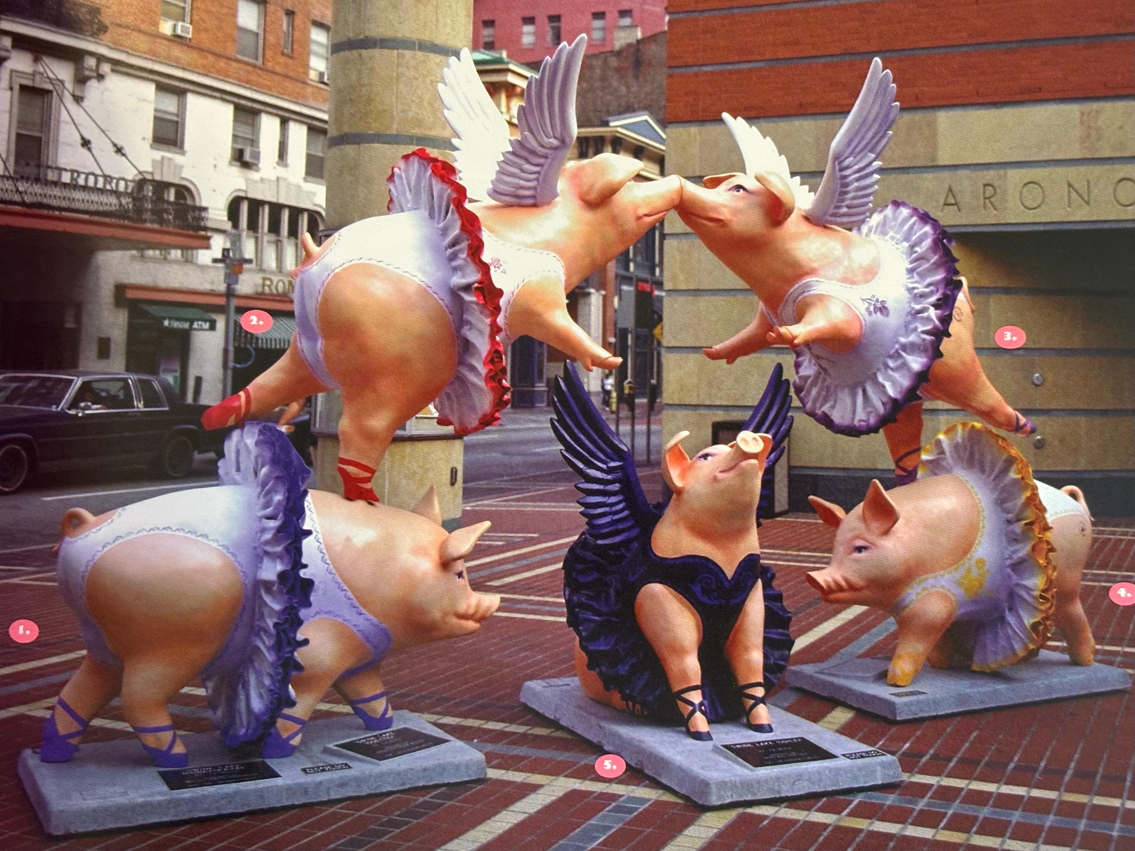 Contemporary The Big Pig Gig, Celebrating Pigs in the City For Sale