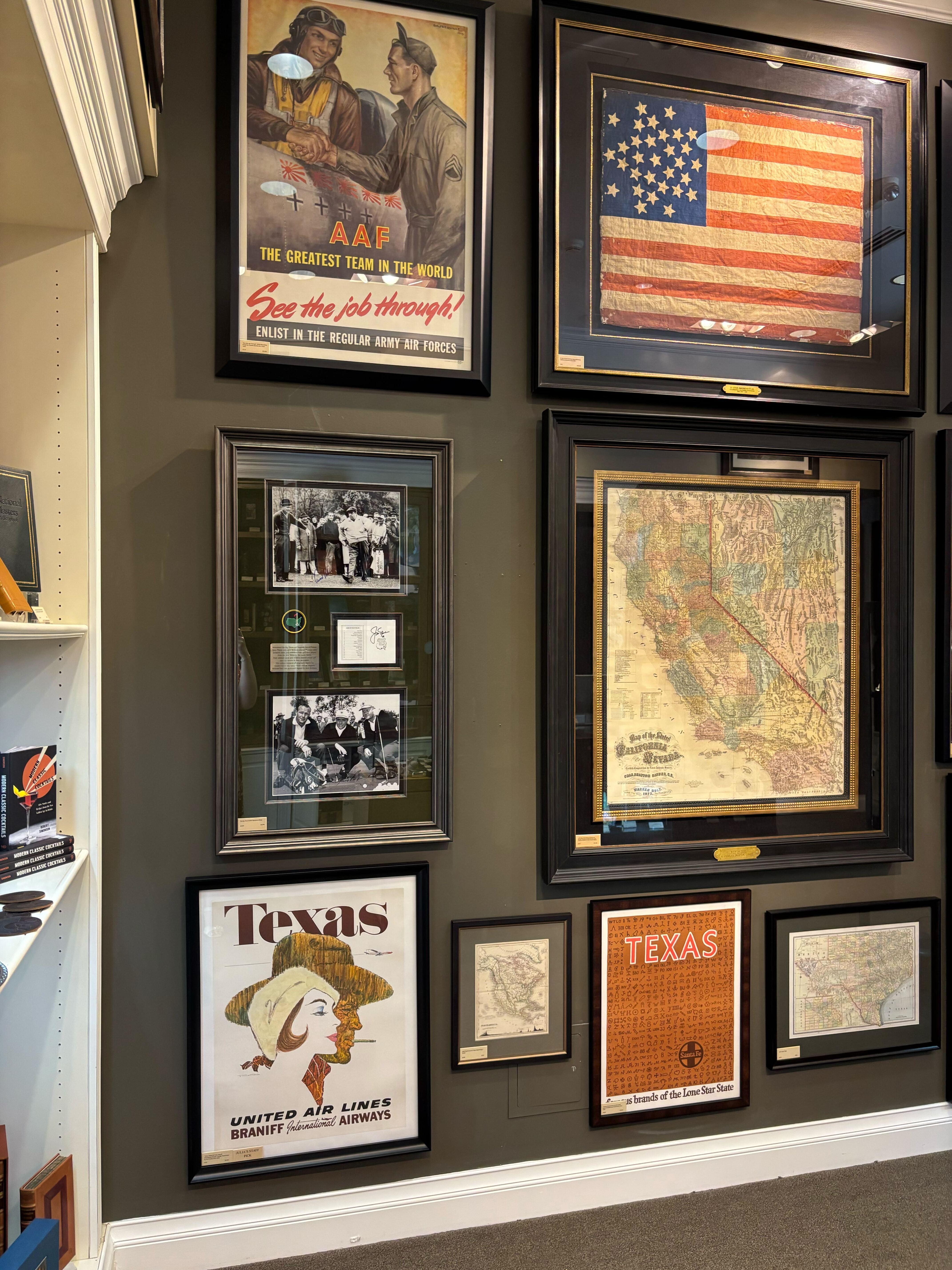 Collage de firmas de los tres grandes golfistas: Palmer, Nicklaus y Player en venta 2