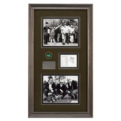 The Big Three Golfers Signature Collage: Palmer, Nicklaus, and Player