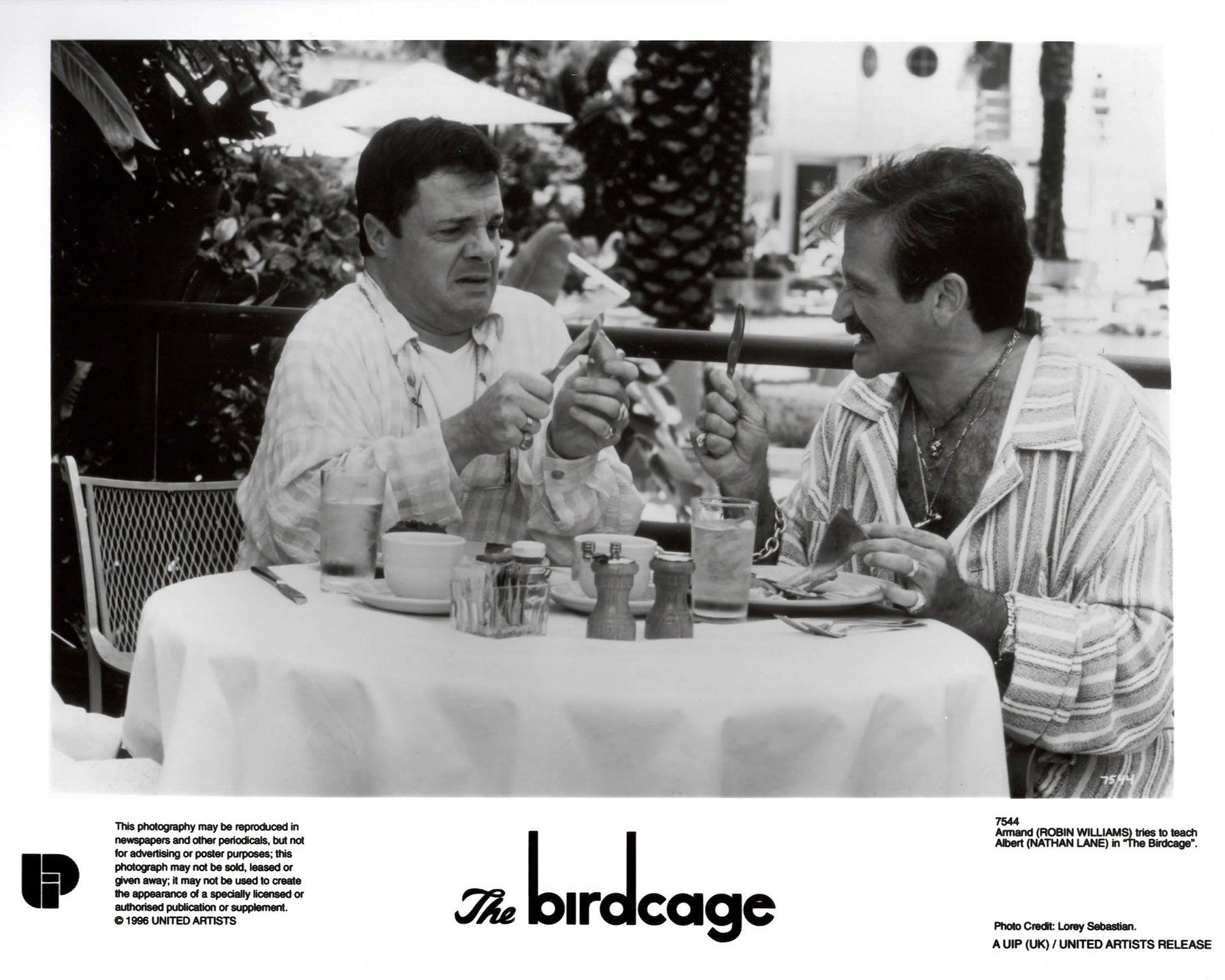 Carta The Birdcage 1996 Pubblicità Film Stampa Ancora incorniciato in vendita